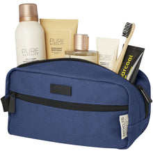 Load image into Gallery viewer, Joey GRS recycled canvas travel accessory pouch bag 3.5L — Navy (detail 2)
