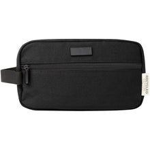 Load image into Gallery viewer, Joey GRS recycled canvas travel accessory pouch bag 3.5L — Black (front)