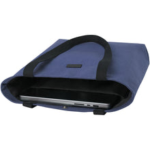 Load image into Gallery viewer, Joey GRS recycled canvas versatile tote bag 14L — Navy (detail 2)