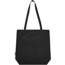 Load image into Gallery viewer, Joey GRS recycled canvas versatile tote bag 14L — Black (back)