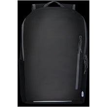Load image into Gallery viewer, Aqua 15" GRS recycled water resistant laptop backpack 21L — Black (detail)