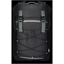 Load image into Gallery viewer, Aqua 15.6" GRS recycled water resistant laptop backpack 23L — Black (detail)
