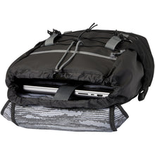 Load image into Gallery viewer, Aqua 15.6" GRS recycled water resistant laptop backpack 23L — Black (detail 2)