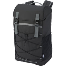 Load image into Gallery viewer, Aqua 15.6" GRS recycled water resistant laptop backpack 23L — Black