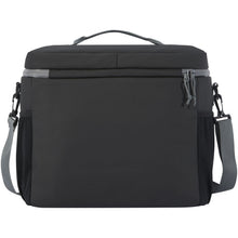 Load image into Gallery viewer, Aqua 20-can GRS recycled water resistant cooler bag 22L — Black (back)