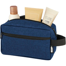 Load image into Gallery viewer, Ross GRS RPET toiletry bag 1.5L — Heather navy (detail)