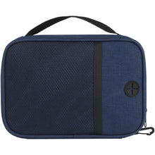 Load image into Gallery viewer, Ross GRS RPET tech pouch 1L — Heather navy (front)