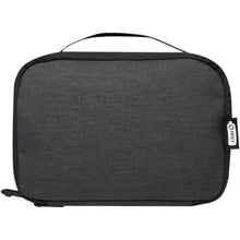 Load image into Gallery viewer, Ross GRS RPET tech pouch 1L — Heather Charcoal (back)