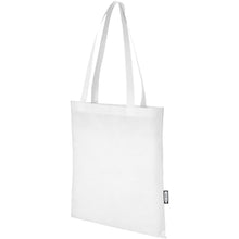 Load image into Gallery viewer, Zeus GRS recycled non-woven convention tote bag 6L — White
