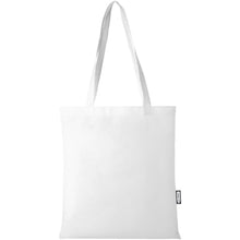 Load image into Gallery viewer, Zeus GRS recycled non-woven convention tote bag 6L — White (front)
