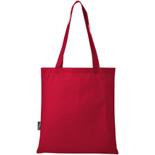 Load image into Gallery viewer, Zeus GRS recycled non-woven convention tote bag 6L — Red (back)
