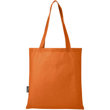 Load image into Gallery viewer, Zeus GRS recycled non-woven convention tote bag 6L — Orange (back)