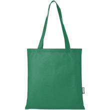 Load image into Gallery viewer, Zeus GRS recycled non-woven convention tote bag 6L — Green (front)