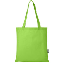 Load image into Gallery viewer, Zeus GRS recycled non-woven convention tote bag 6L — Lime (front)