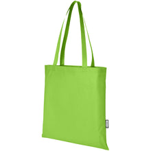 Load image into Gallery viewer, Zeus GRS recycled non-woven convention tote bag 6L — Lime