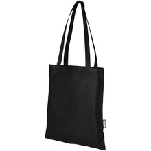 Load image into Gallery viewer, Zeus GRS recycled non-woven convention tote bag 6L — Black