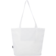 Load image into Gallery viewer, Panama GRS recycled zippered tote bag 20L — White (back)