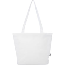 Load image into Gallery viewer, Panama GRS recycled zippered tote bag 20L — White (front)