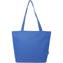 Load image into Gallery viewer, Panama GRS recycled zippered tote bag 20L — Royal blue (front)