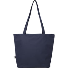 Load image into Gallery viewer, Panama GRS recycled zippered tote bag 20L — Navy (back)