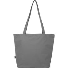 Load image into Gallery viewer, Panama GRS recycled zippered tote bag 20L — Grey (back)