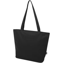 Load image into Gallery viewer, Panama GRS recycled zippered tote bag 20L — Black