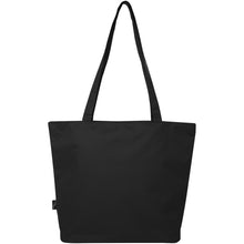 Load image into Gallery viewer, Panama GRS recycled zippered tote bag 20L — Black (back)