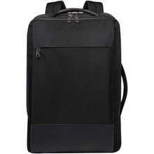 Load image into Gallery viewer, Expedition Pro 17" GRS recycled expandable laptop backpack 35L — Black (front)