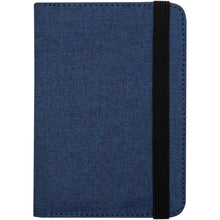 Load image into Gallery viewer, Ross GRS RPET RFID passport holder — Heather navy (front)