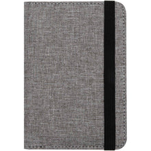 Load image into Gallery viewer, Ross GRS RPET RFID passport holder — Heather grey (front)