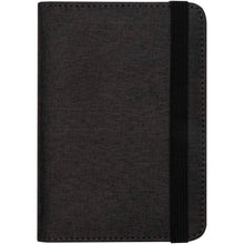 Load image into Gallery viewer, Ross GRS RPET RFID passport holder — Heather Charcoal (front)