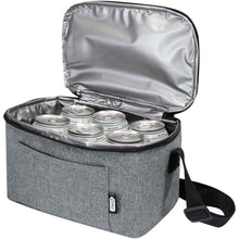 Load image into Gallery viewer, Tundra 6-can GRS RPET cooler bag 5L — Heather grey (detail)
