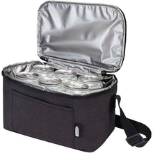 Load image into Gallery viewer, Tundra 6-can GRS RPET cooler bag 5L — Heather Charcoal (detail)