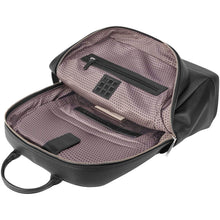 Load image into Gallery viewer, Moleskine Classic leather backpack — Black (detail)