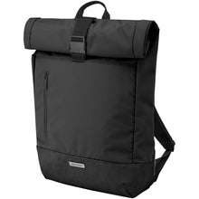 Load image into Gallery viewer, Moleskine Metro rolltop backpack — Black