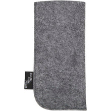 Load image into Gallery viewer, Felta GRS recycled pouch for glasses — Medium grey (back)