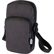 Load image into Gallery viewer, Ross GRS recycled phone pouch — Heather Charcoal