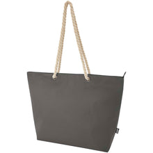 Load image into Gallery viewer, Panama GRS recycled beach cooler tote bag with cord handles 23L — Grey