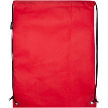 Load image into Gallery viewer, Evergreen GRS recycled non-woven drawstring bag 5L — Red (back)