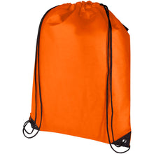 Load image into Gallery viewer, Evergreen GRS recycled non-woven drawstring bag 5L — Orange