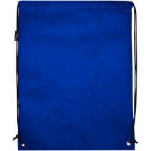 Load image into Gallery viewer, Evergreen GRS recycled non-woven drawstring bag 5L — Royal blue (back)