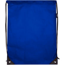 Load image into Gallery viewer, Evergreen GRS recycled non-woven drawstring bag 5L — Royal blue (front)