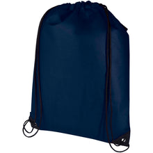 Load image into Gallery viewer, Evergreen GRS recycled non-woven drawstring bag 5L — Navy