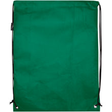 Load image into Gallery viewer, Evergreen GRS recycled non-woven drawstring bag 5L — Green (back)