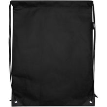 Load image into Gallery viewer, Evergreen GRS recycled non-woven drawstring bag 5L — Black (front)