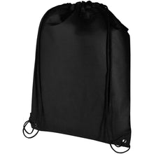 Load image into Gallery viewer, Evergreen GRS recycled non-woven drawstring bag 5L — Black