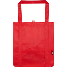 Load image into Gallery viewer, Liberty GRS recycled non-woven bottom board tote bag 29L — Red (front)