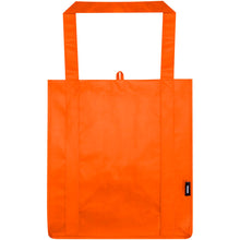 Load image into Gallery viewer, Liberty GRS recycled non-woven bottom board tote bag 29L — Orange (front)