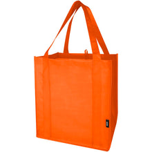 Load image into Gallery viewer, Liberty GRS recycled non-woven bottom board tote bag 29L — Orange