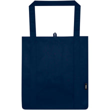 Load image into Gallery viewer, Liberty GRS recycled non-woven bottom board tote bag 29L — Navy (front)